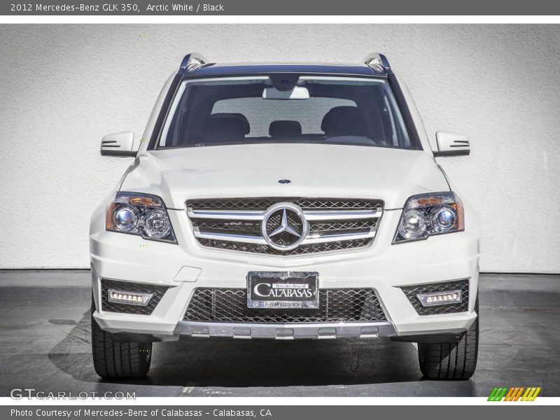 Arctic White / Black 2012 Mercedes-Benz GLK 350