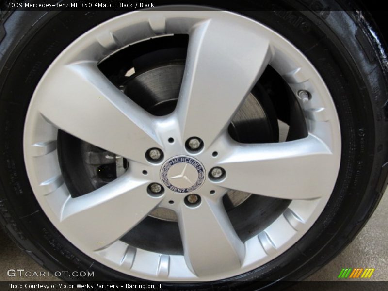Black / Black 2009 Mercedes-Benz ML 350 4Matic