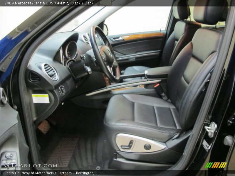 Black / Black 2009 Mercedes-Benz ML 350 4Matic