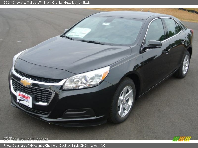 Black Granite Metallic / Jet Black 2014 Chevrolet Malibu LT