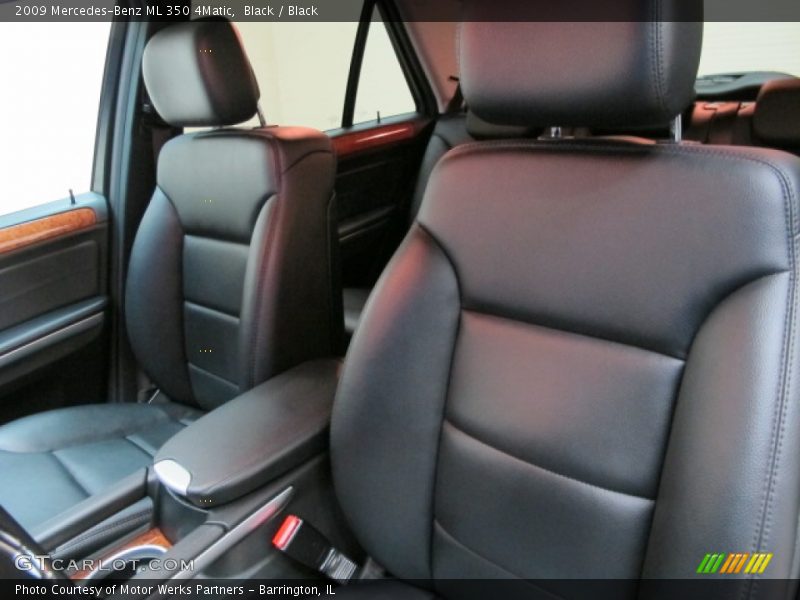 Black / Black 2009 Mercedes-Benz ML 350 4Matic