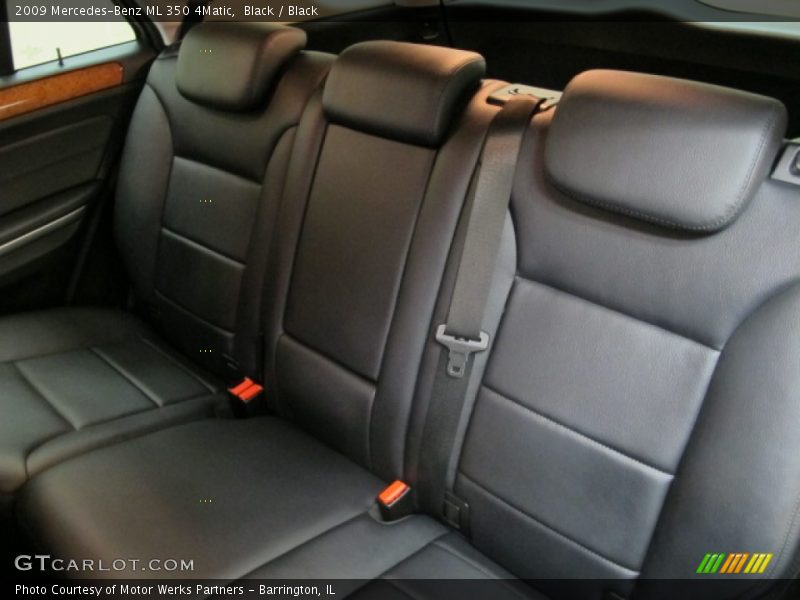 Black / Black 2009 Mercedes-Benz ML 350 4Matic