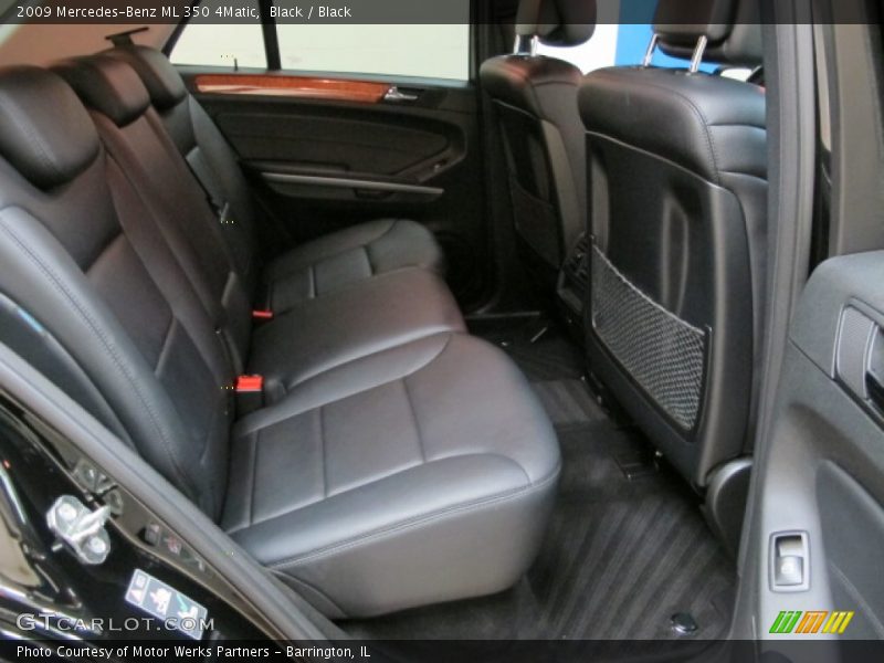 Black / Black 2009 Mercedes-Benz ML 350 4Matic