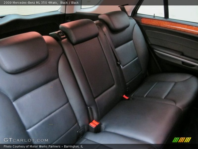 Black / Black 2009 Mercedes-Benz ML 350 4Matic