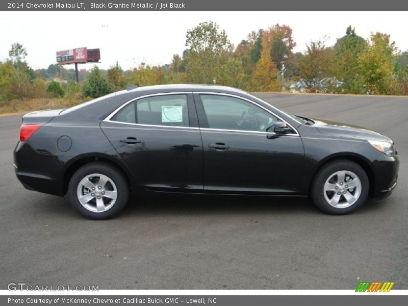 Black Granite Metallic / Jet Black 2014 Chevrolet Malibu LT