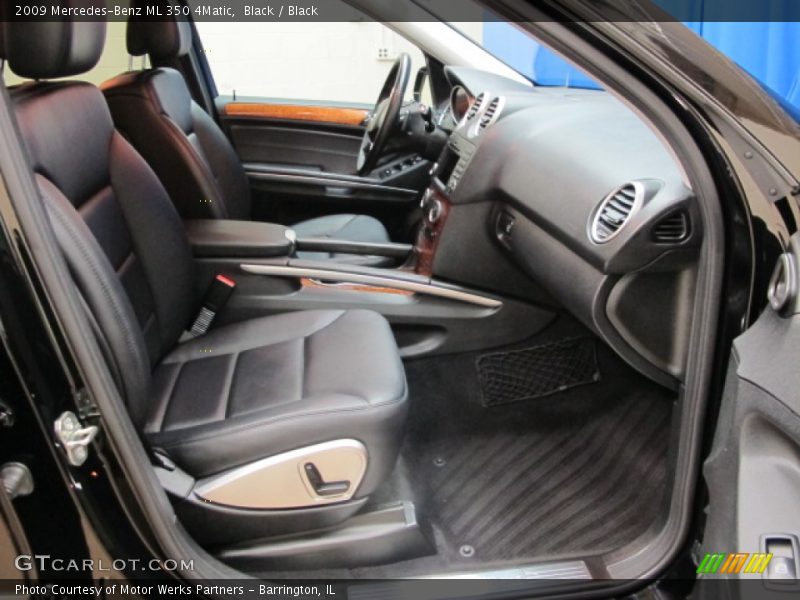 Black / Black 2009 Mercedes-Benz ML 350 4Matic