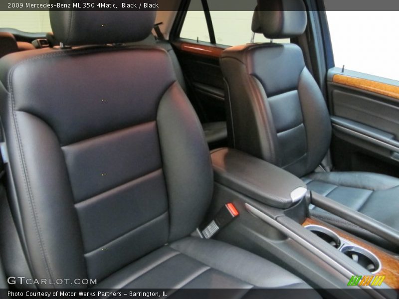 Black / Black 2009 Mercedes-Benz ML 350 4Matic