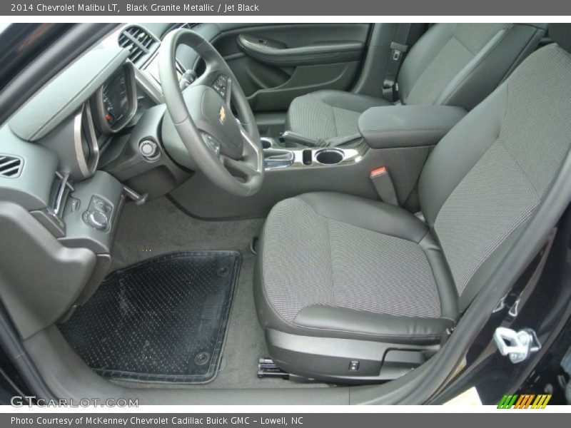 Black Granite Metallic / Jet Black 2014 Chevrolet Malibu LT