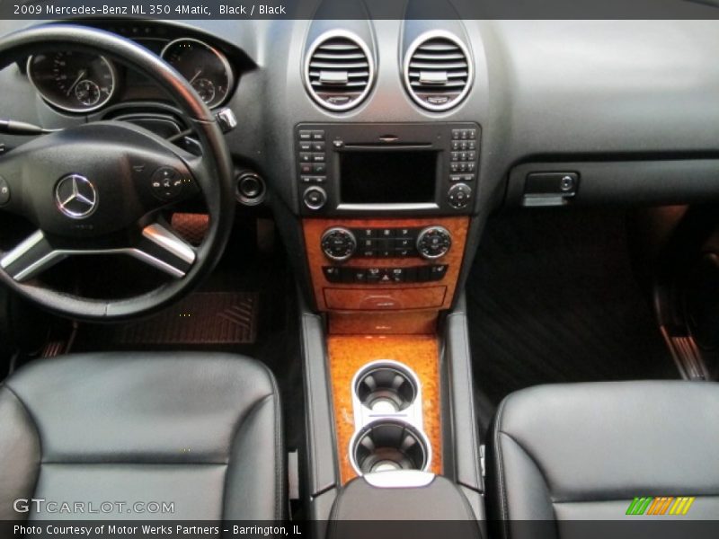 Black / Black 2009 Mercedes-Benz ML 350 4Matic