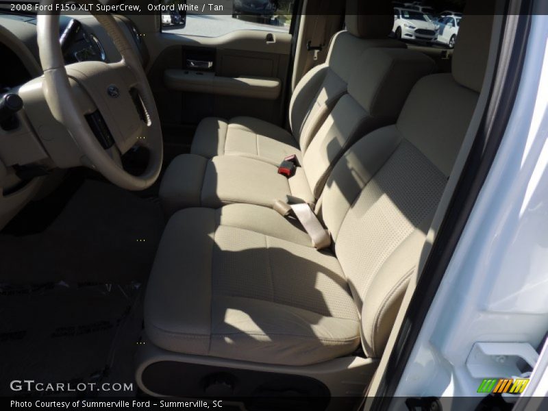 Oxford White / Tan 2008 Ford F150 XLT SuperCrew