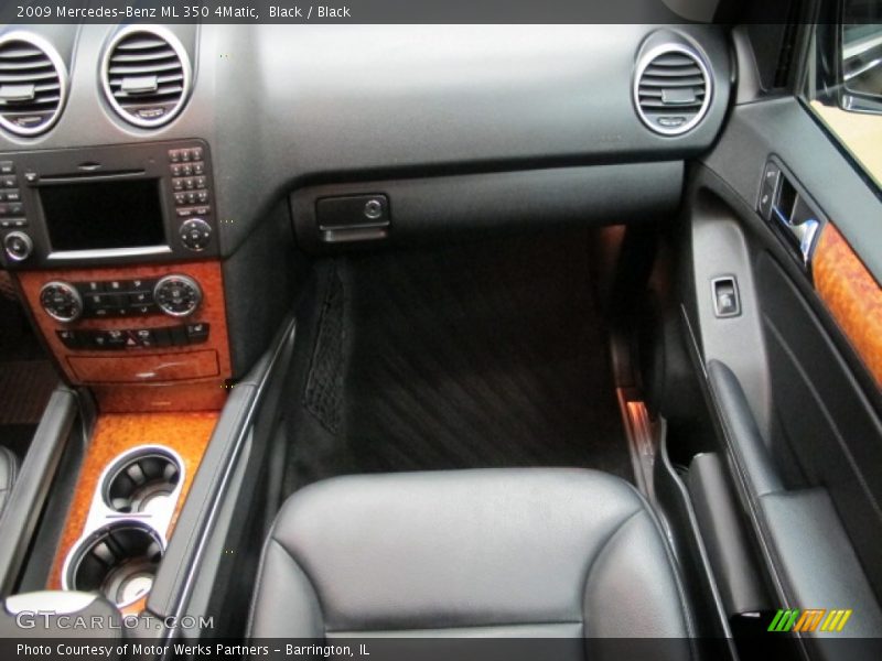 Black / Black 2009 Mercedes-Benz ML 350 4Matic