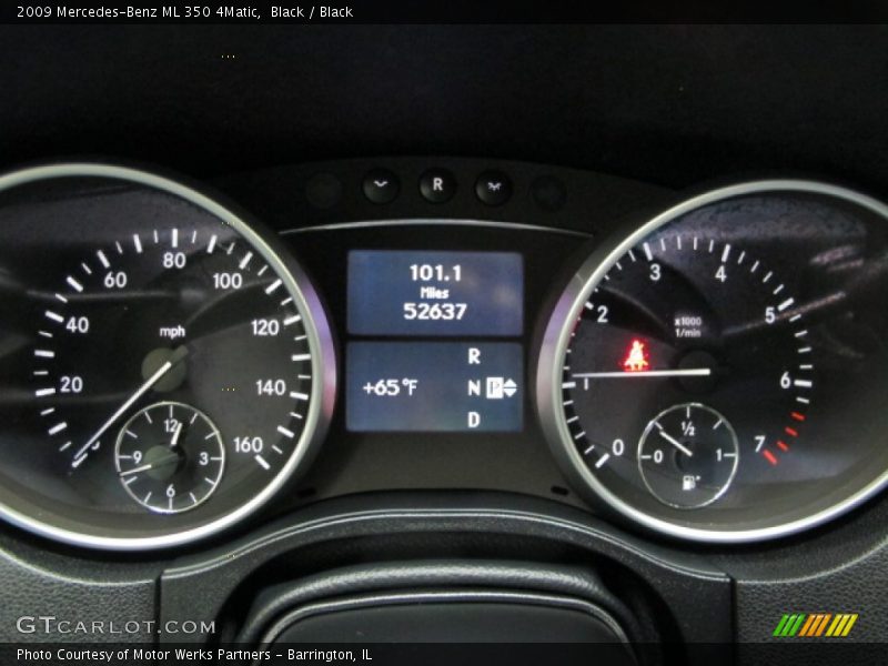 Black / Black 2009 Mercedes-Benz ML 350 4Matic