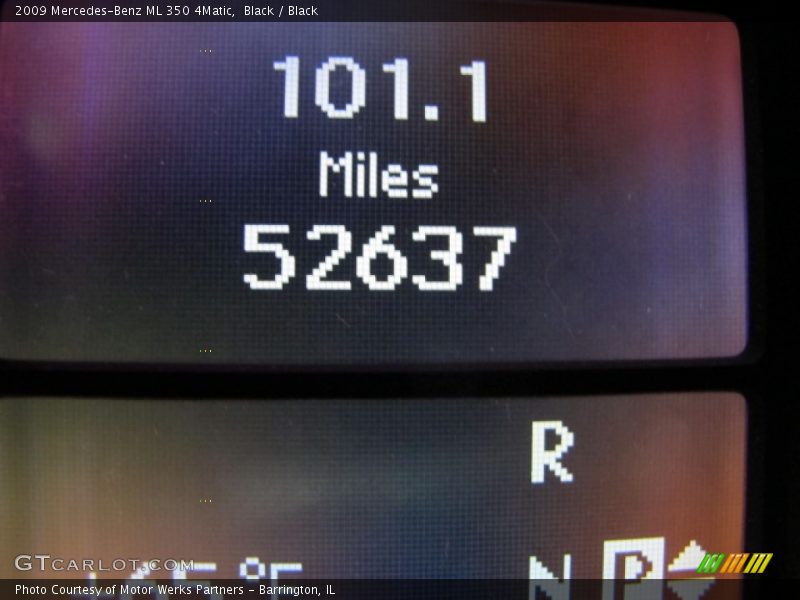 Black / Black 2009 Mercedes-Benz ML 350 4Matic