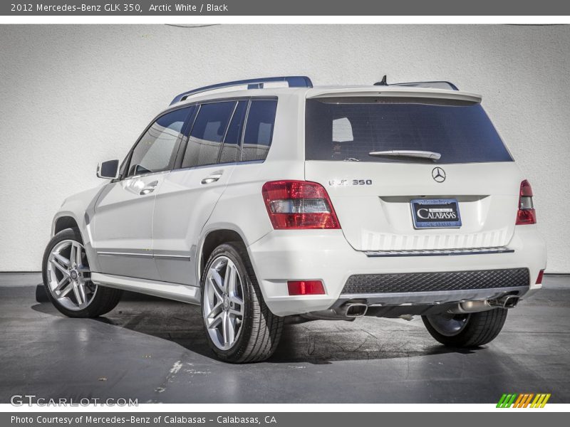 Arctic White / Black 2012 Mercedes-Benz GLK 350