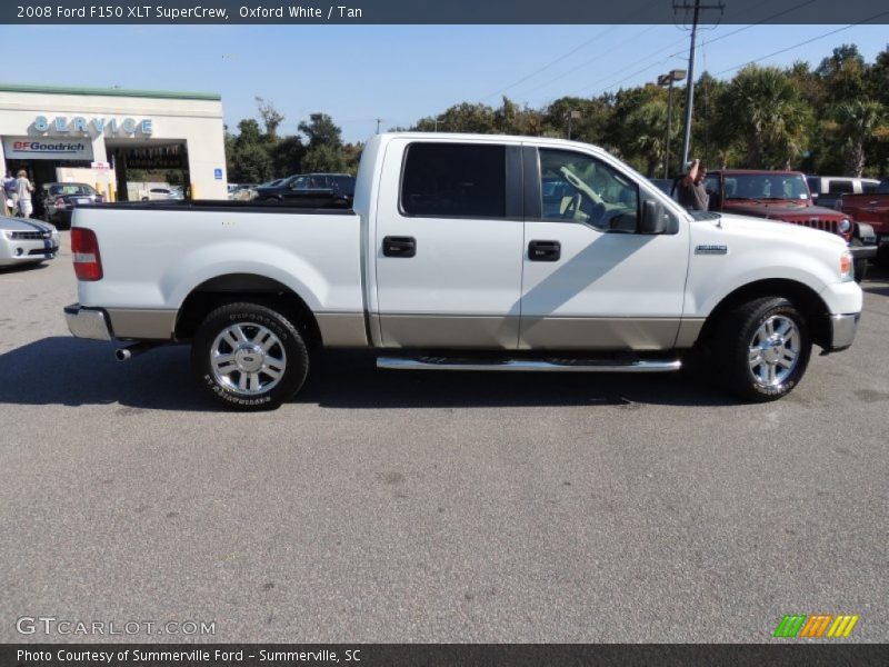 Oxford White / Tan 2008 Ford F150 XLT SuperCrew