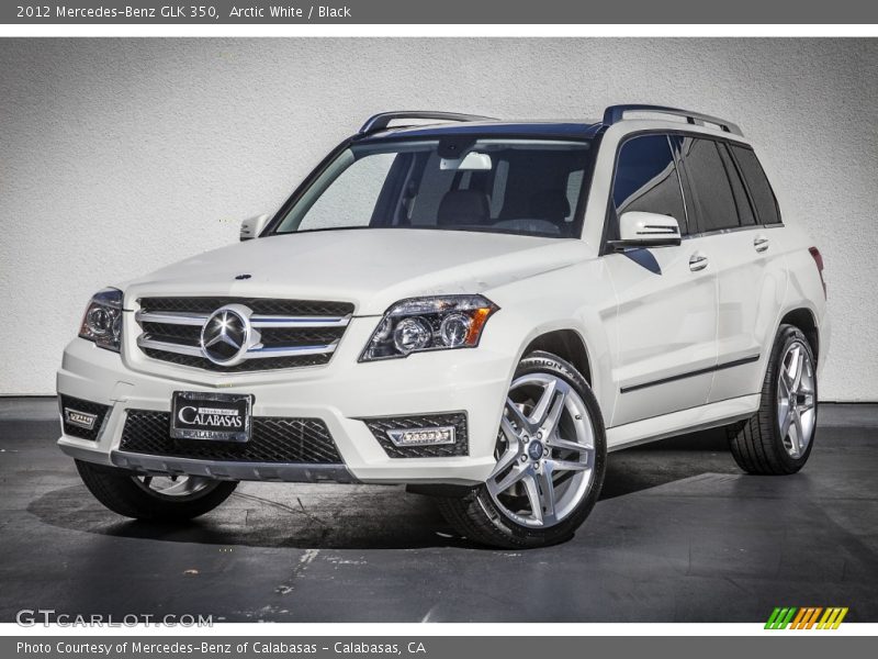 Arctic White / Black 2012 Mercedes-Benz GLK 350