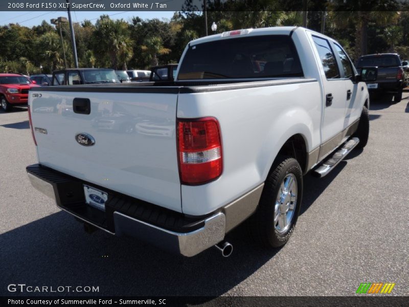 Oxford White / Tan 2008 Ford F150 XLT SuperCrew