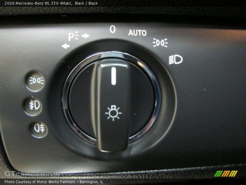 Black / Black 2009 Mercedes-Benz ML 350 4Matic