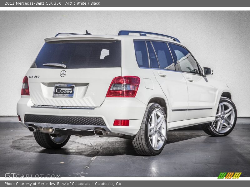 Arctic White / Black 2012 Mercedes-Benz GLK 350