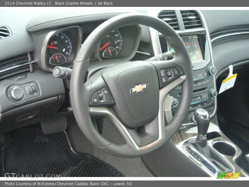 Black Granite Metallic / Jet Black 2014 Chevrolet Malibu LT