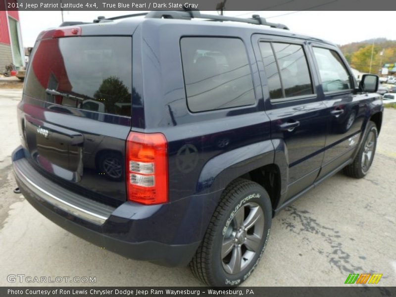 True Blue Pearl / Dark Slate Gray 2014 Jeep Patriot Latitude 4x4