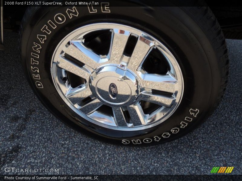 Oxford White / Tan 2008 Ford F150 XLT SuperCrew