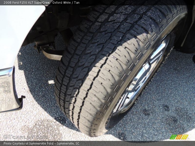 Oxford White / Tan 2008 Ford F150 XLT SuperCrew