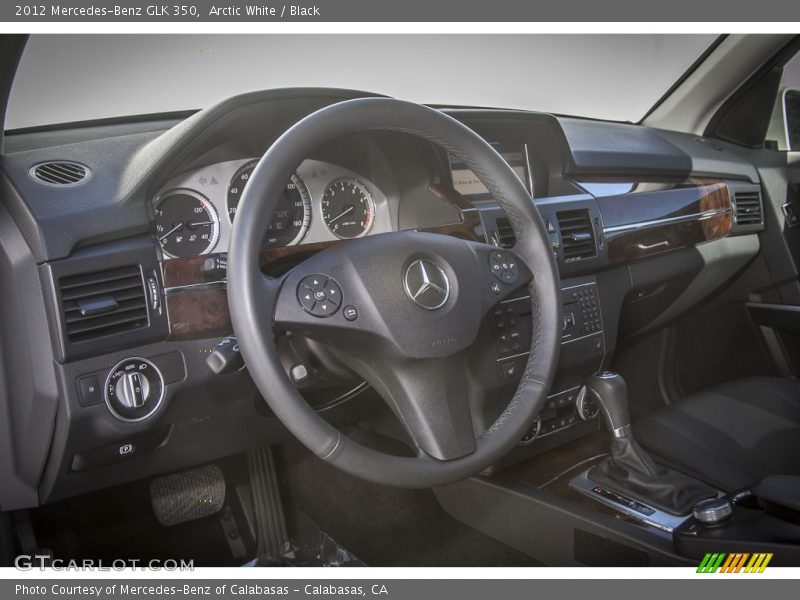 Arctic White / Black 2012 Mercedes-Benz GLK 350
