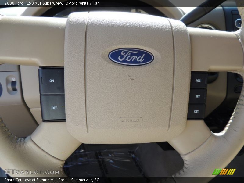 Oxford White / Tan 2008 Ford F150 XLT SuperCrew