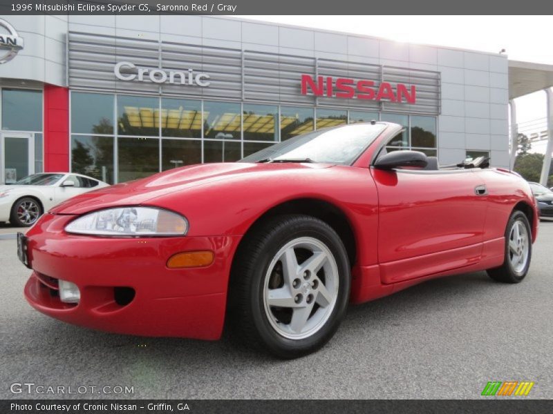 Saronno Red / Gray 1996 Mitsubishi Eclipse Spyder GS