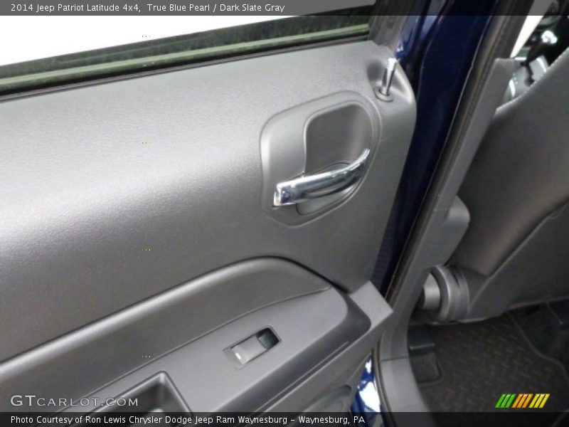True Blue Pearl / Dark Slate Gray 2014 Jeep Patriot Latitude 4x4