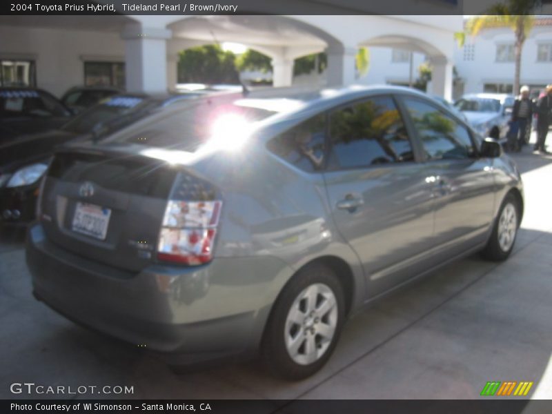 Tideland Pearl / Brown/Ivory 2004 Toyota Prius Hybrid
