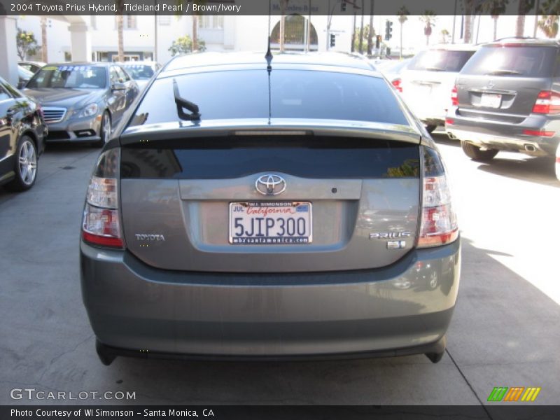 Tideland Pearl / Brown/Ivory 2004 Toyota Prius Hybrid