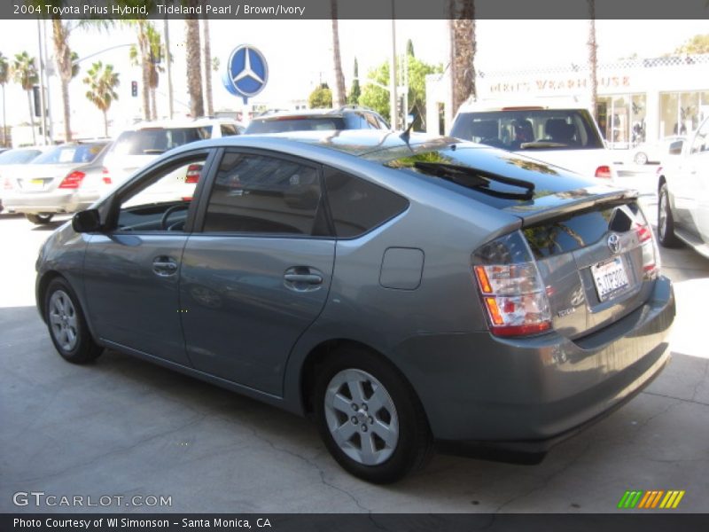 Tideland Pearl / Brown/Ivory 2004 Toyota Prius Hybrid