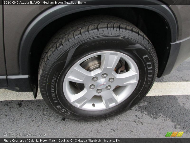 Medium Brown Metallic / Ebony 2010 GMC Acadia SL AWD