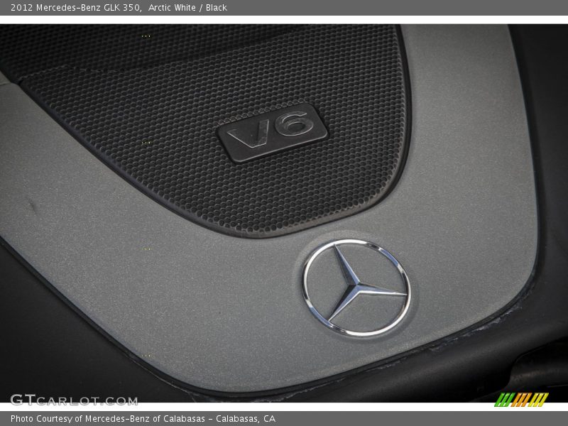 Arctic White / Black 2012 Mercedes-Benz GLK 350