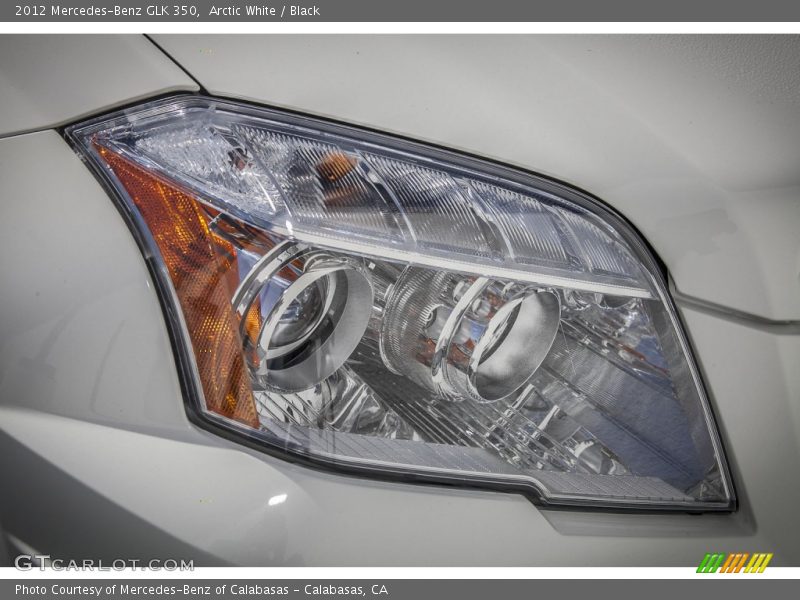 Arctic White / Black 2012 Mercedes-Benz GLK 350