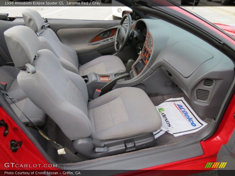 Saronno Red / Gray 1996 Mitsubishi Eclipse Spyder GS