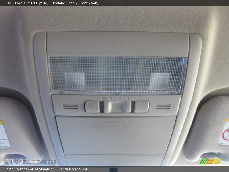 Tideland Pearl / Brown/Ivory 2004 Toyota Prius Hybrid