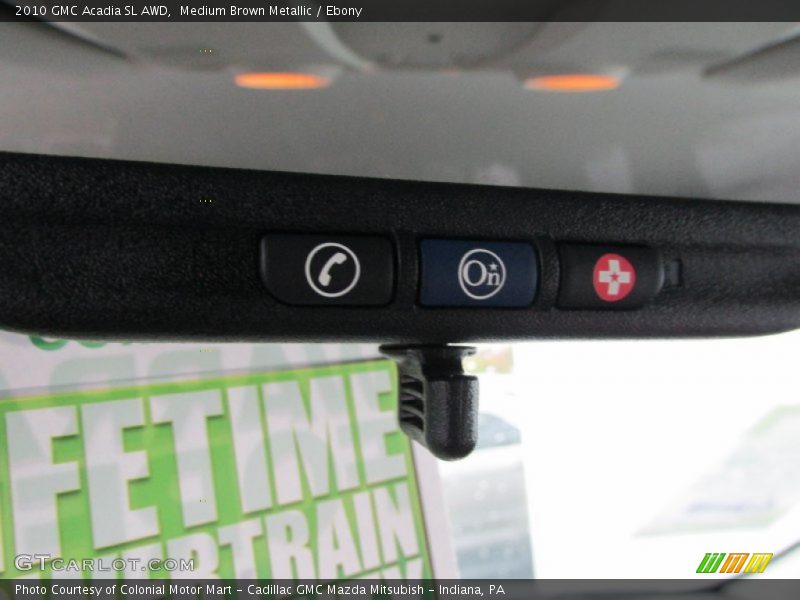 Medium Brown Metallic / Ebony 2010 GMC Acadia SL AWD