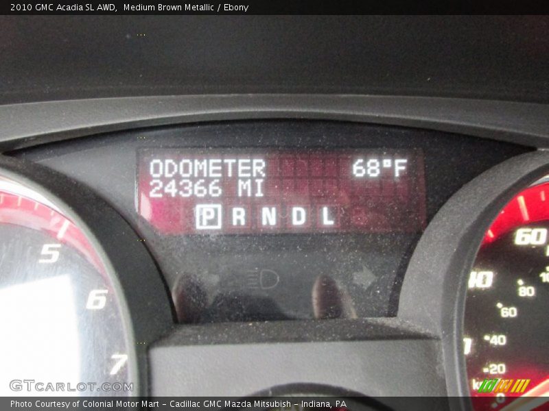 Medium Brown Metallic / Ebony 2010 GMC Acadia SL AWD