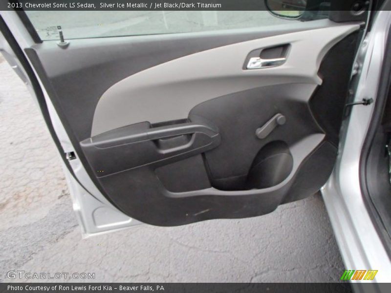 Silver Ice Metallic / Jet Black/Dark Titanium 2013 Chevrolet Sonic LS Sedan