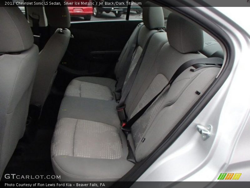 Silver Ice Metallic / Jet Black/Dark Titanium 2013 Chevrolet Sonic LS Sedan