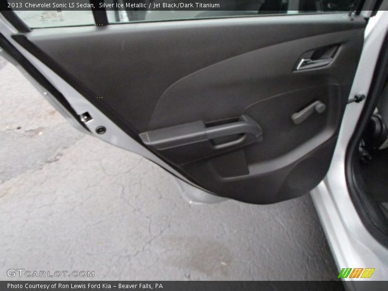 Silver Ice Metallic / Jet Black/Dark Titanium 2013 Chevrolet Sonic LS Sedan