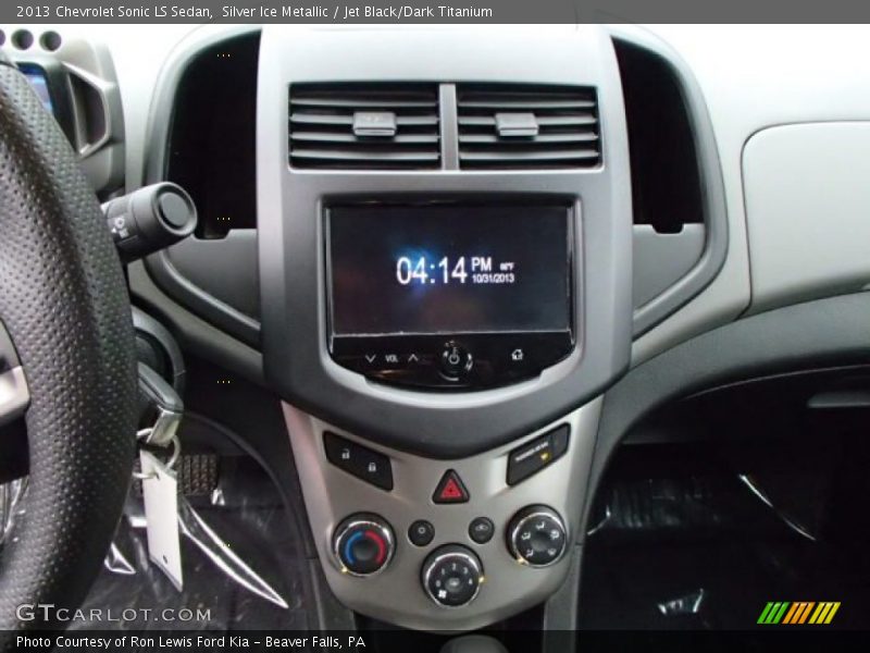 Silver Ice Metallic / Jet Black/Dark Titanium 2013 Chevrolet Sonic LS Sedan