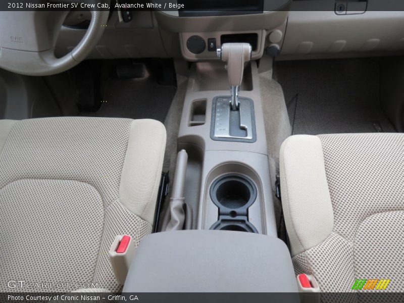 Avalanche White / Beige 2012 Nissan Frontier SV Crew Cab
