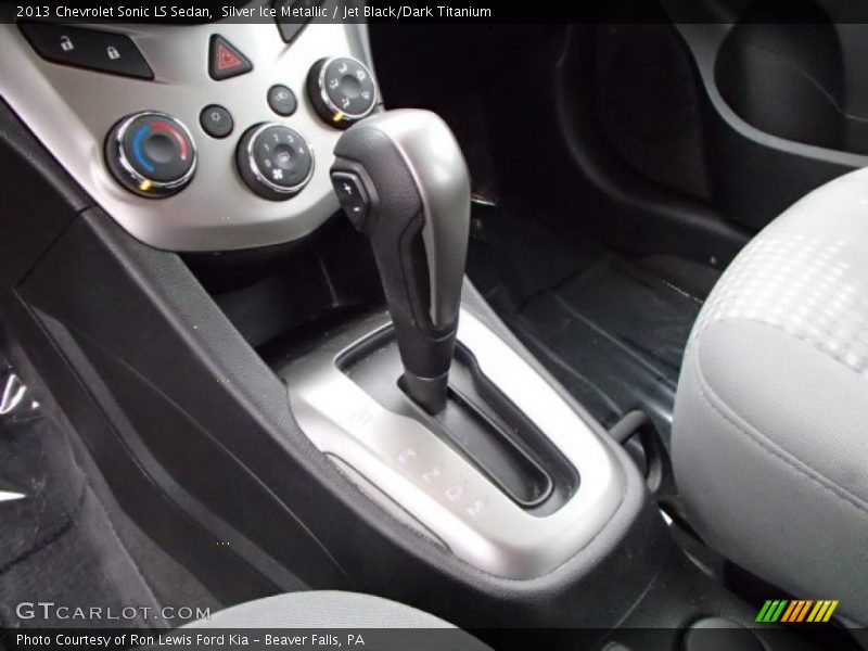 Silver Ice Metallic / Jet Black/Dark Titanium 2013 Chevrolet Sonic LS Sedan