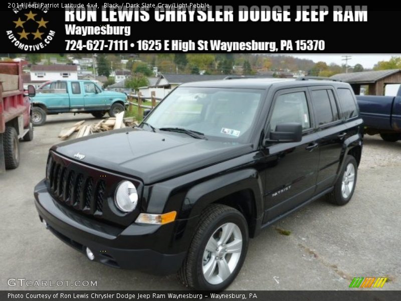 Black / Dark Slate Gray/Light Pebble 2014 Jeep Patriot Latitude 4x4
