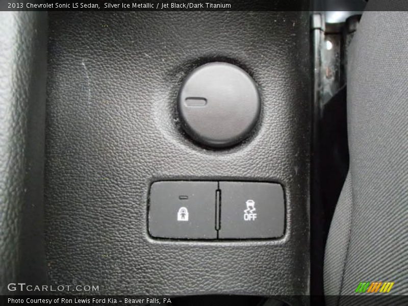Silver Ice Metallic / Jet Black/Dark Titanium 2013 Chevrolet Sonic LS Sedan