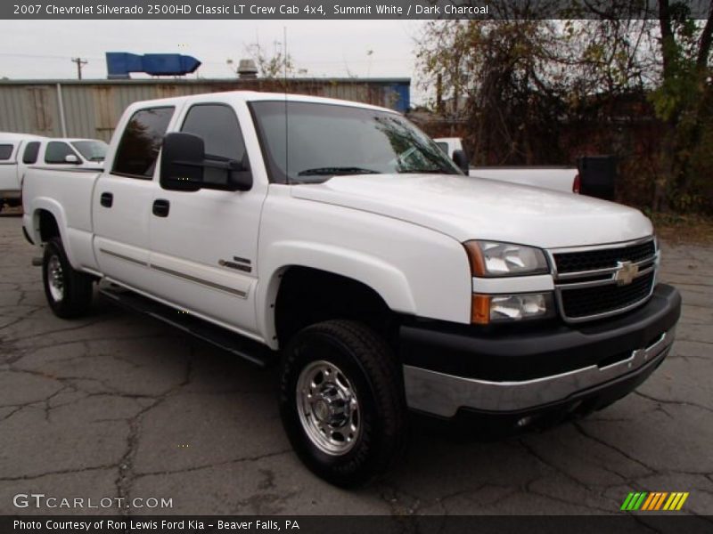 Summit White / Dark Charcoal 2007 Chevrolet Silverado 2500HD Classic LT Crew Cab 4x4